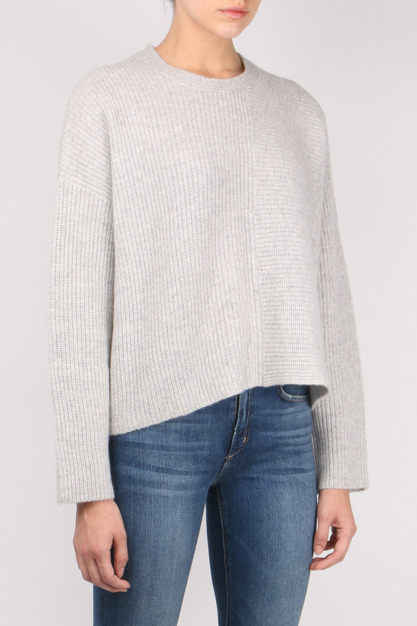 Allude Dual Ribbed Pullover Allude Dual Ribbed Pullover