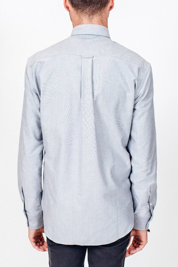 Men's Maison Kitsune Oxford Embroidery Classic Shirt Men's Maison Kitsune Oxford Embroidery Classic Shirt