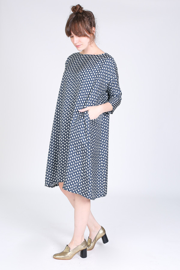 Creatures of Comfort Roman dress in midnight herend Creatures of Comfort Roman dress in midnight herend
