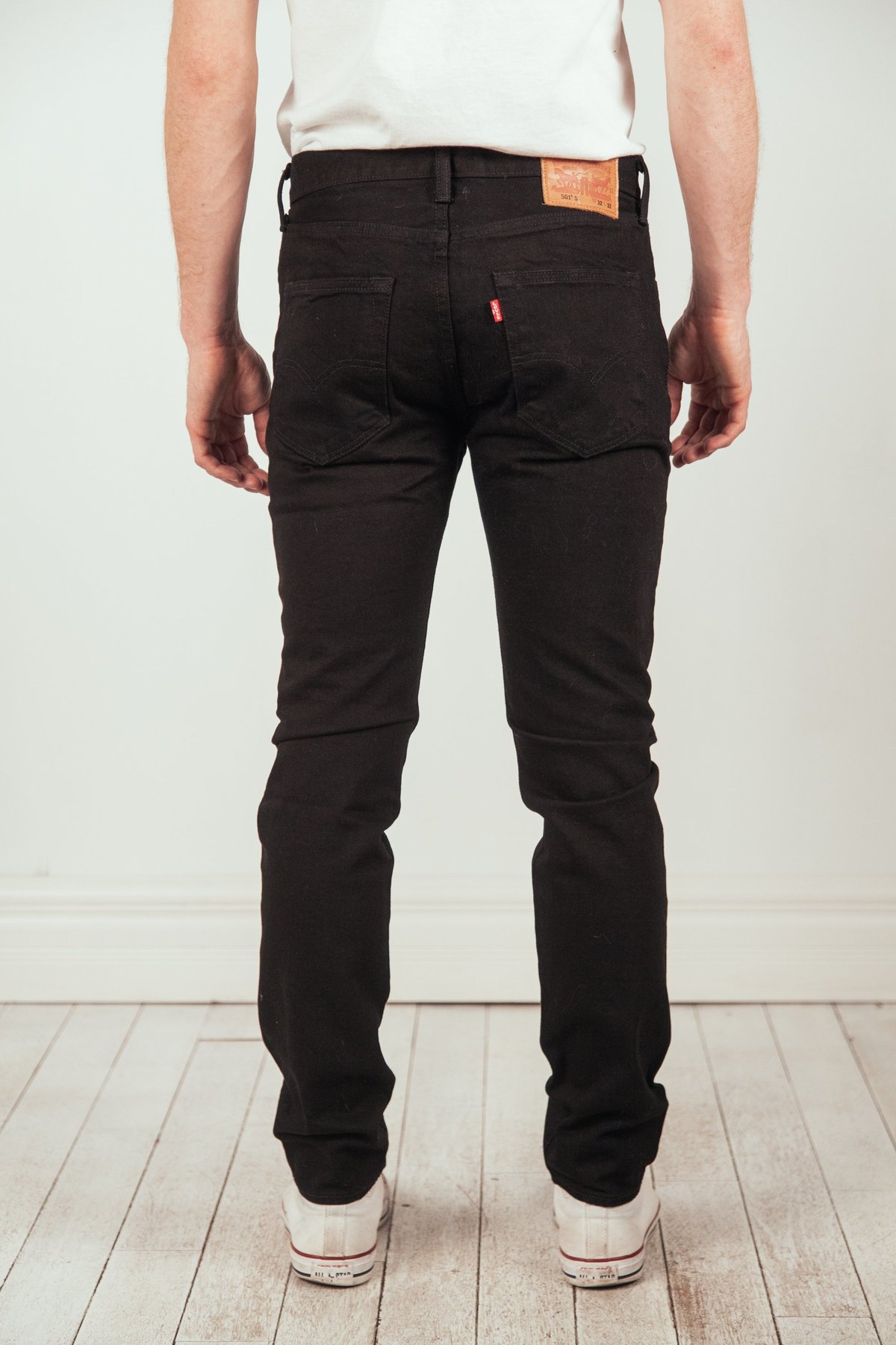 levi's 501 skinny black