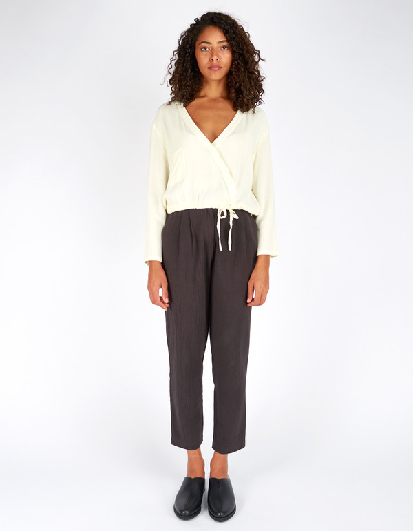 First Rite Crossover Blouse Natural First Rite Crossover Blouse Natural