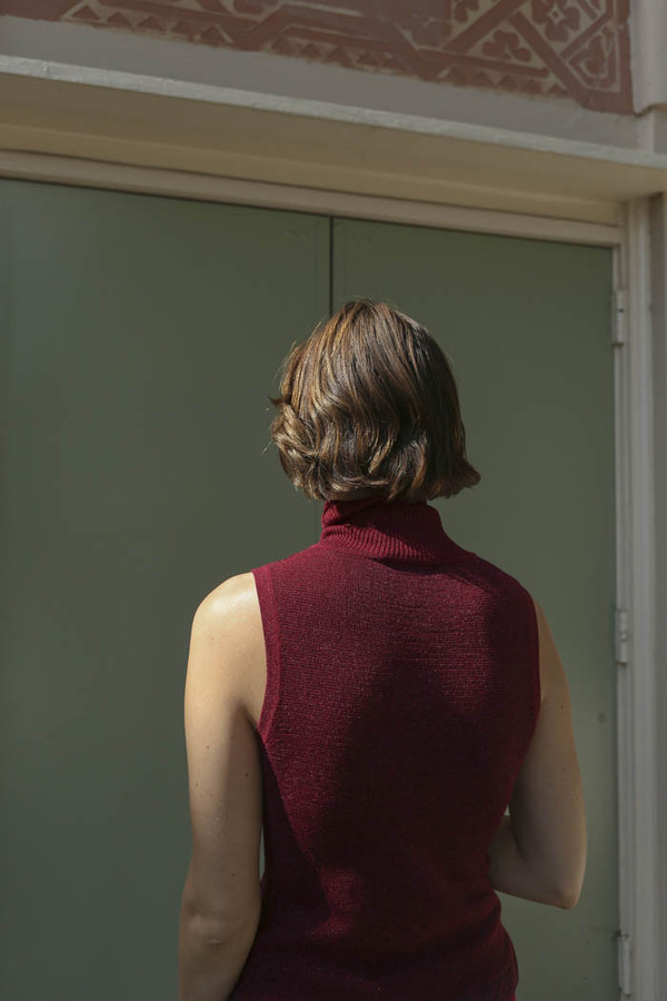 Nikki Chasin Brandy Sparkle Turtleneck in Burgundy Nikki Chasin Brandy Sparkle Turtleneck in Burgundy