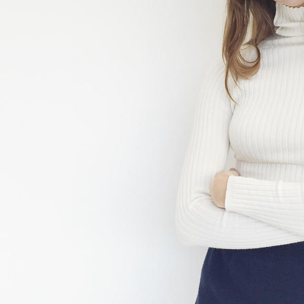 Johan Vintage Ivory Turtleneck Sweater Johan Vintage Ivory Turtleneck Sweater