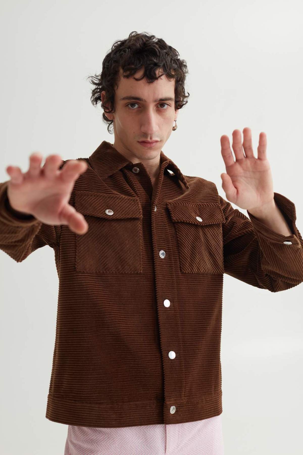 Sefr Eric Jean Jacket - Chocolate Brown 
