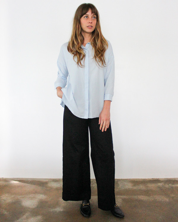 Esby STELLA L/S BUTTON DOWN - SKY BLUE Esby STELLA L/S BUTTON DOWN - SKY BLUE