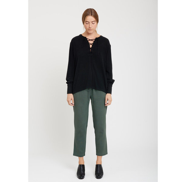 First Rite Lace up Blouse First Rite Lace up Blouse