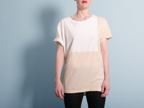Correll Correll Ecke T-Shirt - Natural/White Correll Correll Ecke T-Shirt - Natural/White