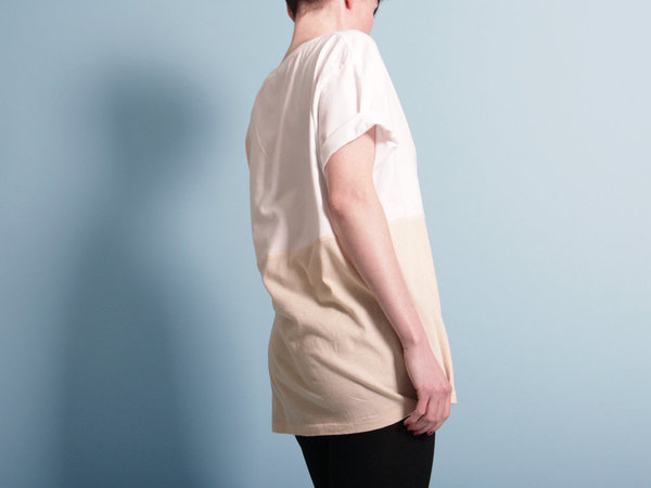 Correll Correll Ecke T-Shirt - Natural/White Correll Correll Ecke T-Shirt - Natural/White