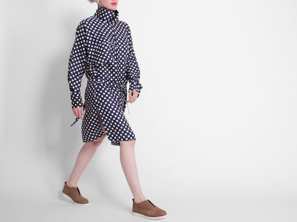 ffiXXed Collar Dress - Blue/White Check ffiXXed Collar Dress - Blue/White Check