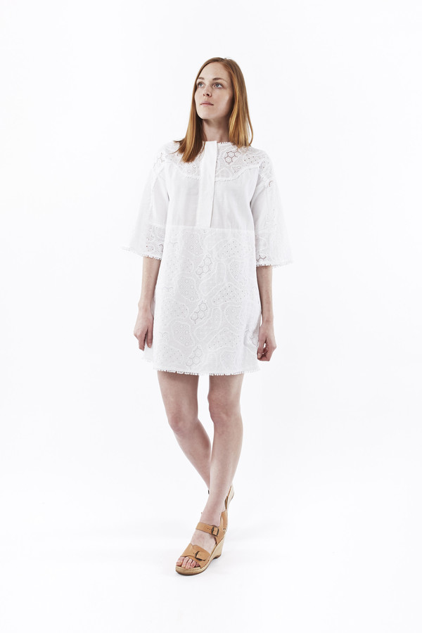 M.i.h. Jeans Amo Dress in White M.i.h. Jeans Amo Dress in White