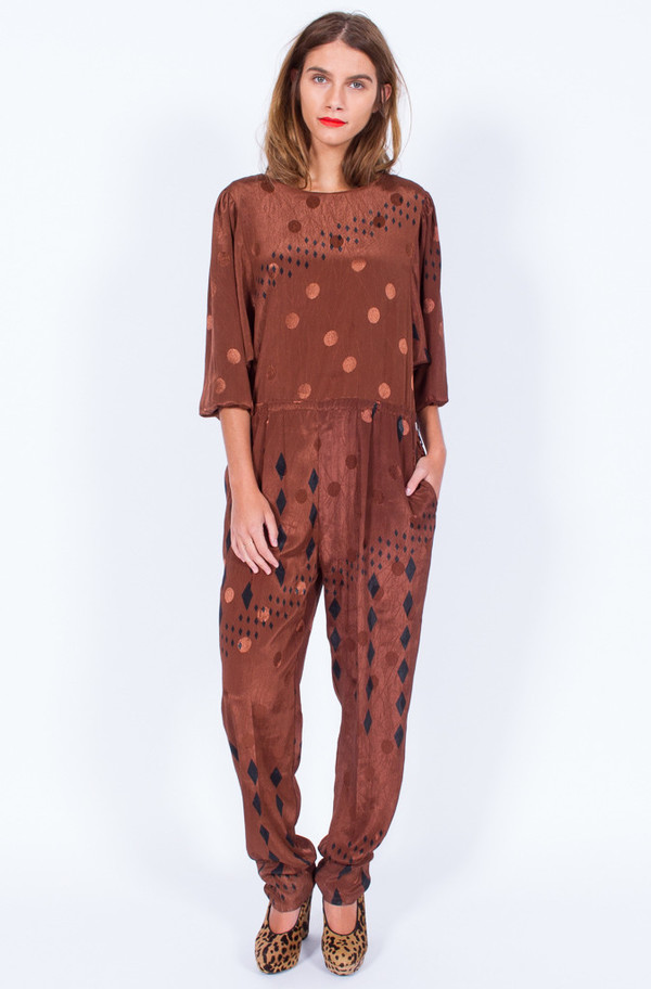 SPOTTED JUMPSUIT (MEDIUM-LARGE) SPOTTED JUMPSUIT (MEDIUM-LARGE)