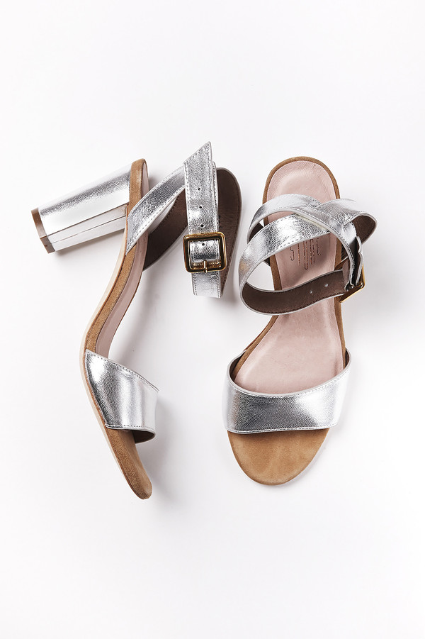 Charlotte Stone Samia Sandal in Silver Charlotte Stone Samia Sandal in Silver