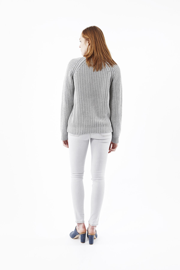 EARNEST SEWN Tourmaline Sweater in Grey EARNEST SEWN Tourmaline Sweater in Grey