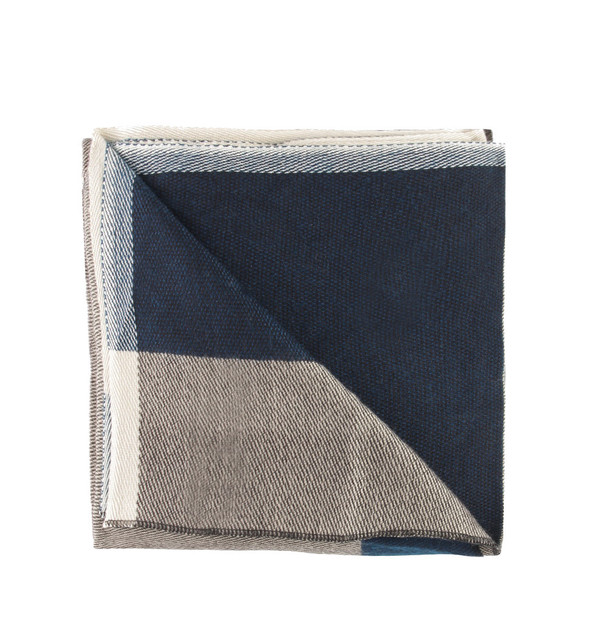 Hoss Intropia Navy Stripe Scarf Hoss Intropia Navy Stripe Scarf