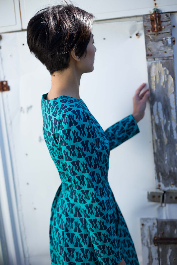 Birds of North America Topaz Dress (Turquoise) Birds of North America Topaz Dress (Turquoise)