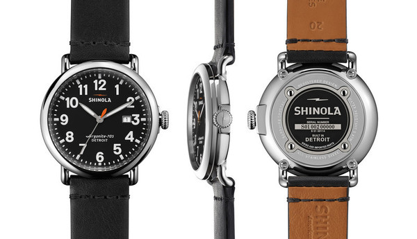 Shinola Detroit - The Runwell 41mm - Black Dial Shinola Detroit - The Runwell 41mm - Black Dial