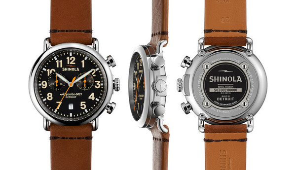 Shinola Detroit - The Runwell Chrono 41mm - Black Dial Shinola Detroit - The Runwell Chrono 41mm - Black Dial