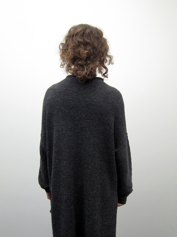 Oversized Rollneck, Dark Charcoal Oversized Rollneck, Dark Charcoal