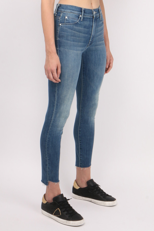 Mother Denim Stunner Ankle Step Fray Mother Denim Stunner Ankle Step Fray