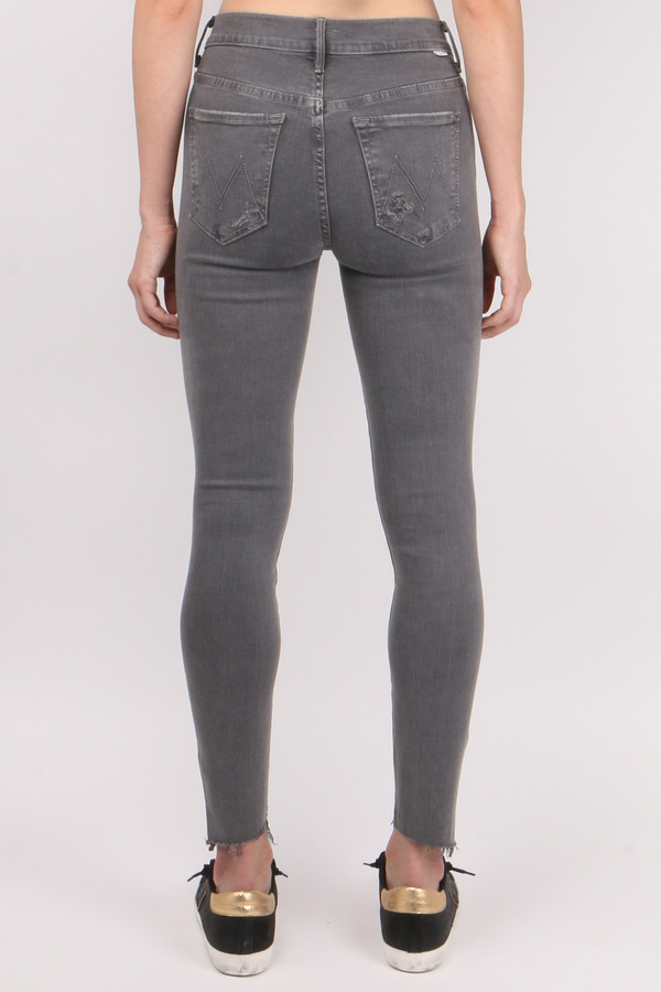Mother Denim Stunner Zip Ankle Step Fray Mother Denim Stunner Zip Ankle Step Fray
