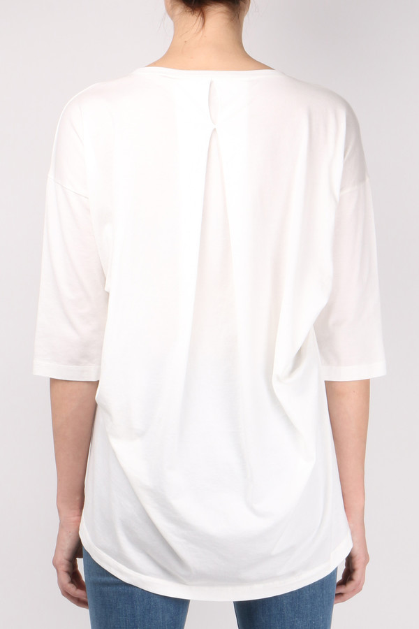 Ma'ry'ya Round Neck Tuck Tee Ma'ry'ya Round Neck Tuck Tee