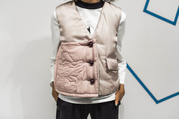 Steven Tai Peony Quilted Vest Steven Tai Peony Quilted Vest