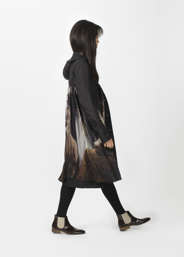 Rundholz Reversible Pleated Painting Coat Rundholz Reversible Pleated Painting Coat