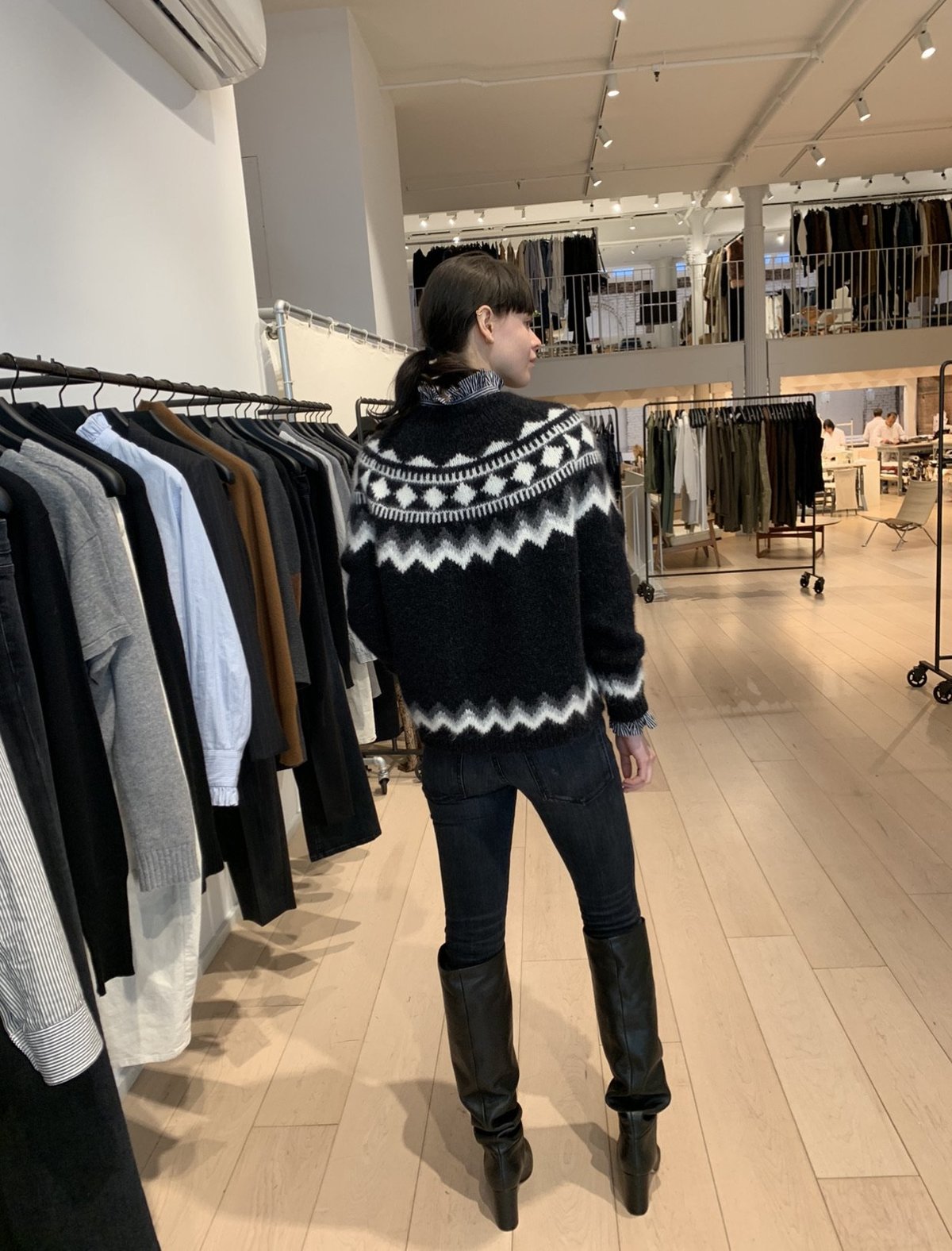 Nili lotan fair isle sweater Clearance