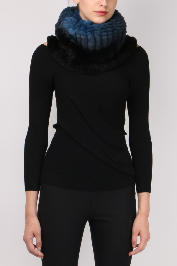 Jocelyn Fur Ombre Cowl Jocelyn Fur Ombre Cowl