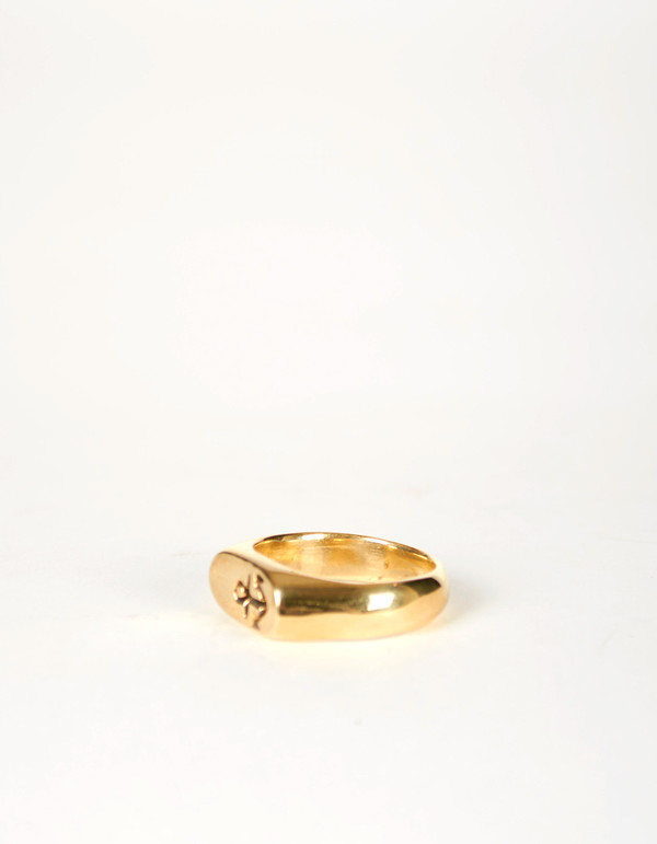 Jon Swinamer Anchor Signet Ring Bronze Jon Swinamer Anchor Signet Ring Bronze