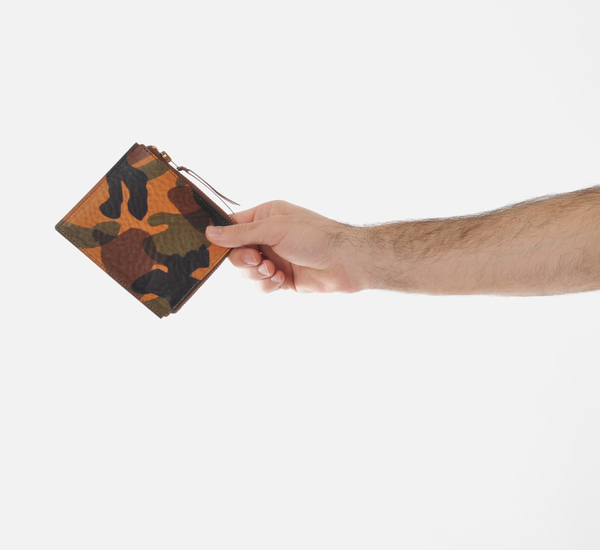 Anchor Bridge AB Short Zip Grey Camo Wallet Anchor Bridge AB Short Zip Grey Camo Wallet