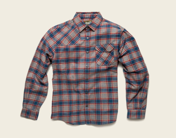 Men's Howler Brothers Harker's Flannel - Heather Grey Men's Howler Brothers Harker's Flannel - Heather Grey