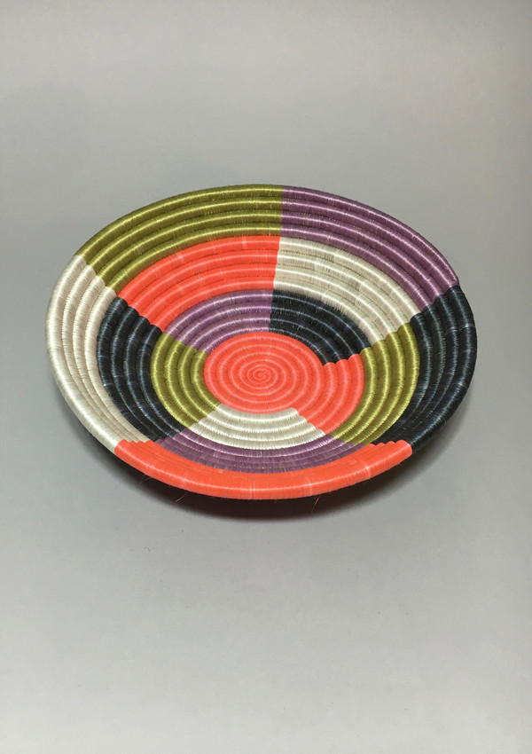 All Across Africa Large Coral Sunrise Basket All Across Africa Large Coral Sunrise Basket