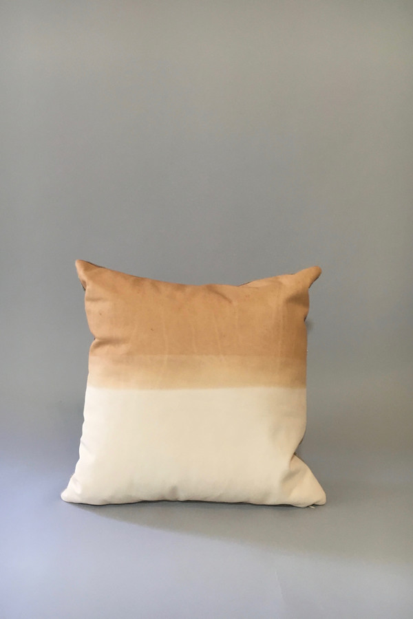 Materials + Process Two-Toned Modern Leather Pillow, large Materials + Process Two-Toned Modern Leather Pillow, large