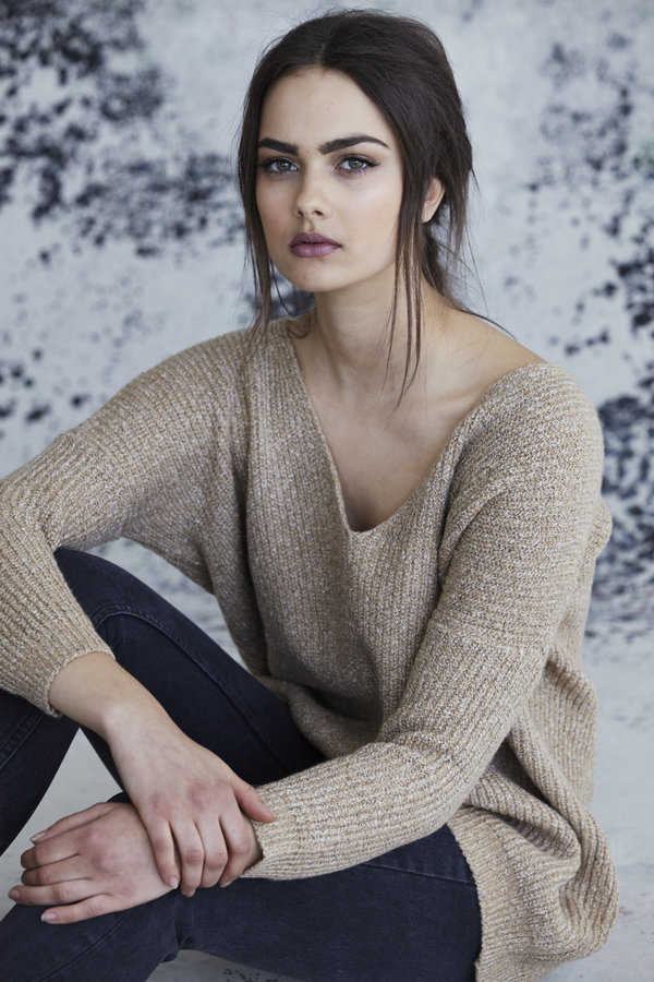 Callahan Heathered V Neck Sweater Callahan Heathered V Neck Sweater