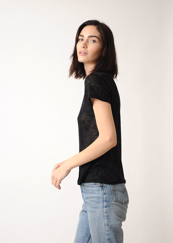 Conifer Black Sheer T-Shirt Conifer Black Sheer T-Shirt