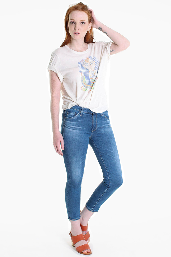 AG Jeans Prima crop in blue fragment AG Jeans Prima crop in blue fragment