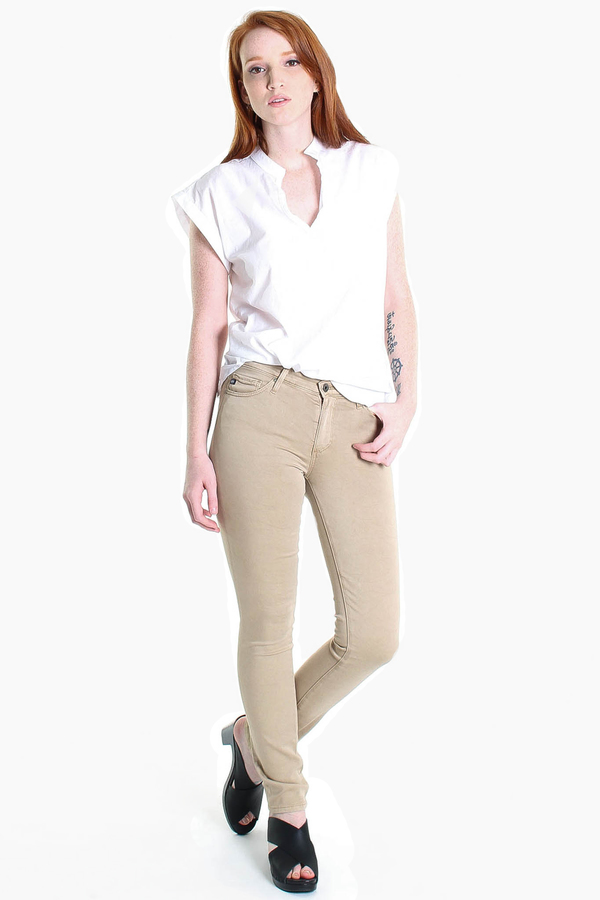 AG Jeans Prima Sateen in sulfur coyote AG Jeans Prima Sateen in sulfur coyote