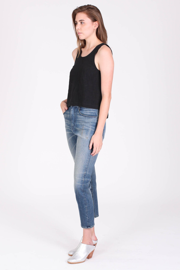 3x1 High rise crop boyfriend jean in Carlton 3x1 High rise crop boyfriend jean in Carlton