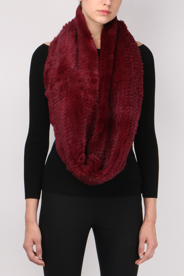 Jocelyn Fur Sheared Rabbit Infinity Scarf Jocelyn Fur Sheared Rabbit Infinity Scarf