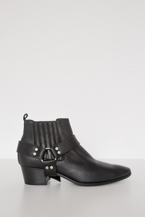 Assembly New York Leather Harness Boot - Black Assembly New York Leather Harness Boot - Black