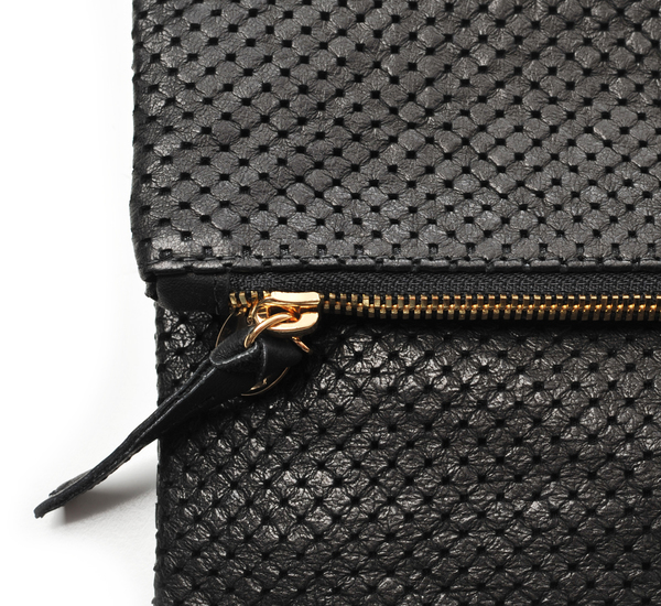 Clare V. Black Cube Foldover Clutch Clare V. Black Cube Foldover Clutch