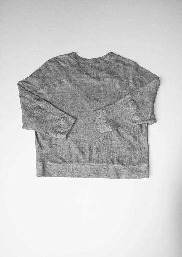 Berenik Sweater Patchwork Knit Grey Berenik Sweater Patchwork Knit Grey