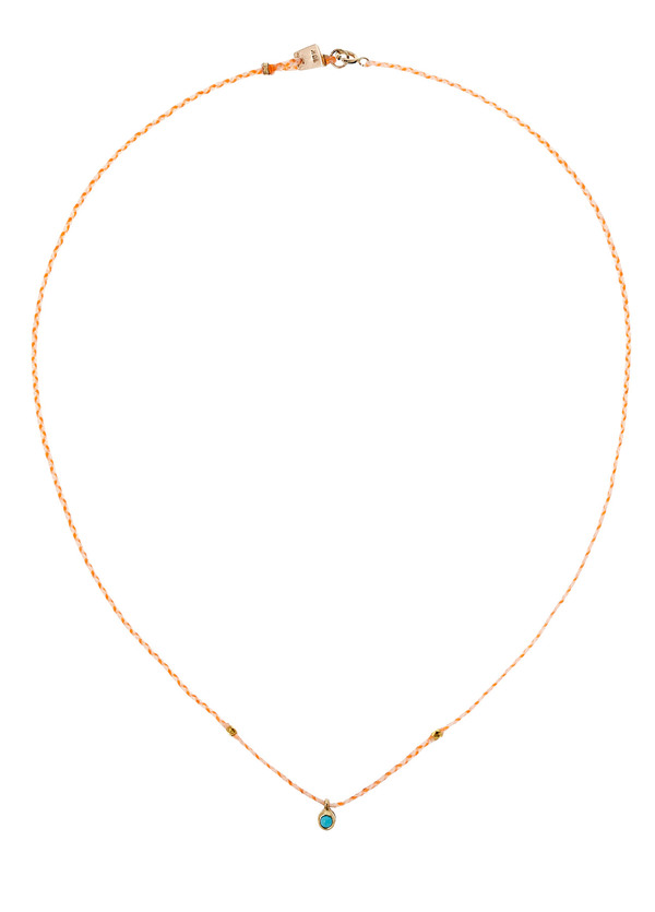 Scosha Carnival gold-plated turquoise necklace Scosha Carnival gold-plated turquoise necklace