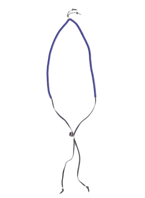 Men's MAPLE Bolo Necklace Navy Men's MAPLE Bolo Necklace Navy