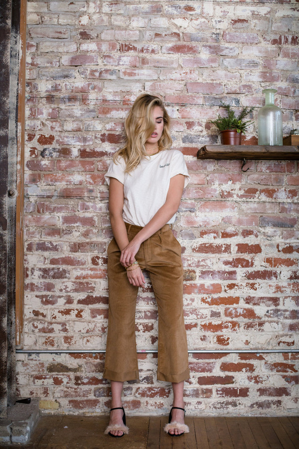 BETWEEN TEN Manhattan Trouser - Brown Corduroy BETWEEN TEN Manhattan Trouser - Brown Corduroy