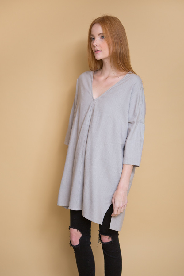 Ali Golden Kimono Tunic - Grey Ali Golden Kimono Tunic - Grey