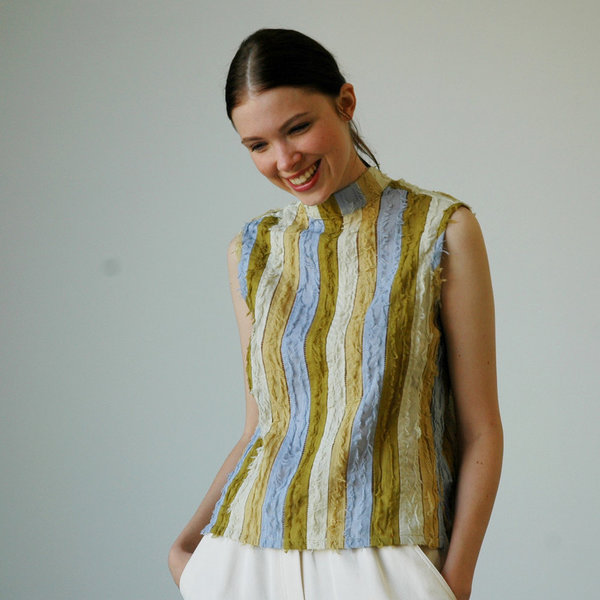 Nikki Chasin Ari Sleeveless Mock Neck - Lavender Multi Nikki Chasin Ari Sleeveless Mock Neck - Lavender Multi