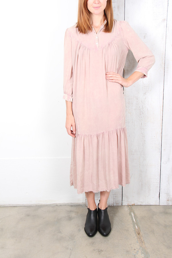Raquel Allegra VICTORIAN NECK DRESS Raquel Allegra VICTORIAN NECK DRESS