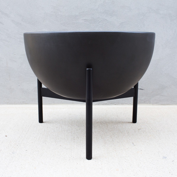 Modernica Case Study Ceramic Bowl With Metal Stand, M Modernica Case Study Ceramic Bowl With Metal Stand, M